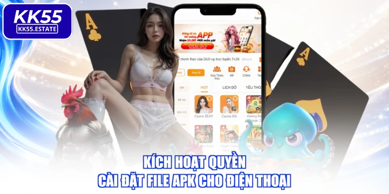 Kích hoạt quyền cài đặt file apk cho điện thoại