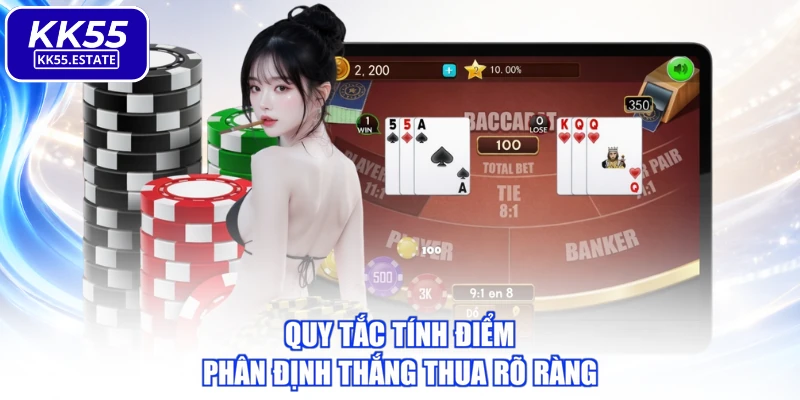 Quy tắc tính điểm phân định thắng thua rõ ràng